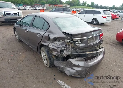 2015 Honda Civic Lx из США, поврежденный, VIN 19XFB2F59FE021237